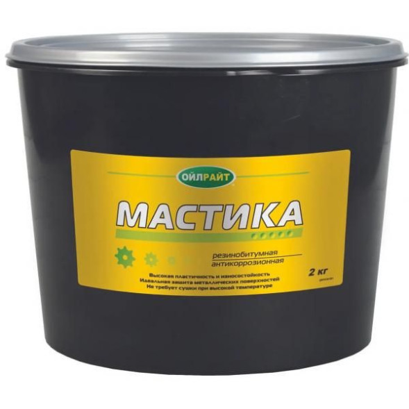 OIL RIGHT Мастика резинобитумная 2кг (4шт.)