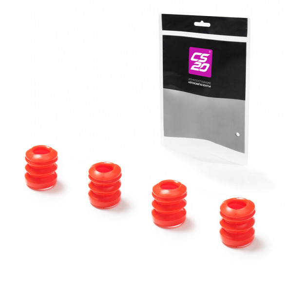 Пыльник пальца суппорта полиуретан ВАЗ-2108, ГАЗ-3302 КРАСНЫЙ к-т.4шт CS20