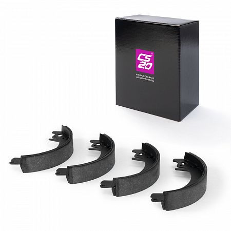 Колодка тормозная задняя М-412,2140 к-т.4шт в коробке CS20