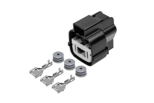 Колодка-разъем 3-х контактный к вентилятору Hyundai, Kia (2008-2012 г.в.) (AX6713S) CARGEN