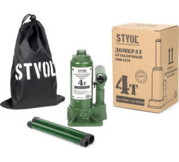 Домкрат бутылочный 4т (170-320 мм) STVOL