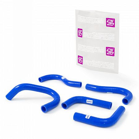 Патрубки отопителя ГАЗ-3302 дв.УМЗ 42164 Евро-4 силикон CS20 СИНИЙ к-т.5шт Profi