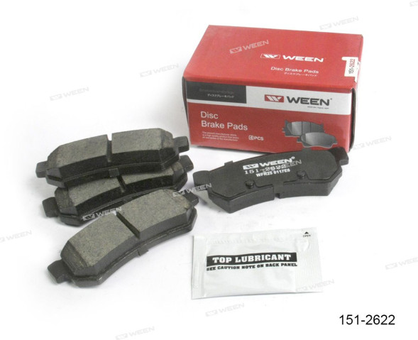 Колодка торм.задн. CHEVROLET Lacetti (07- ), Nubira; DAEWOO Gentra WEEN 151-2622
