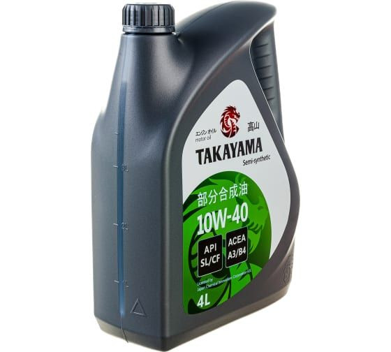 TAKAYAMA Масло моторное SAE 10W40 API SL/CF 4л пластик