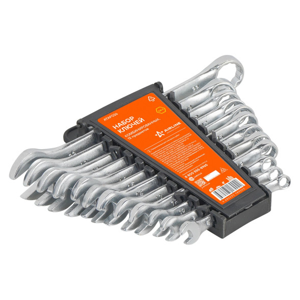 Набор ключей комбинир. 12 предм. (8,9,10,12,13,14,15,16,17,18,19,22мм)(ATAF026) AIRLINE