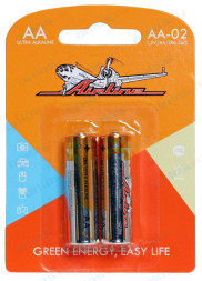 Батарейки LR6/AA щелочные 2 шт.(AA-02)