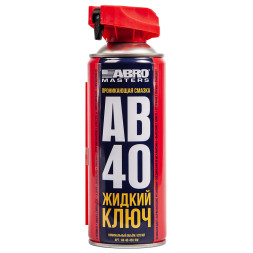 Смазка проникающая AB-40 ЖИДКИЙ КЛЮЧ 450 мл AB-40-450-RW ABRO MASTERS