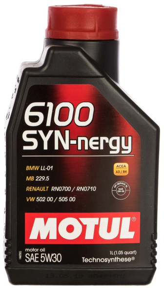 MOTUL  6100 SYN-NERGY   5W30 ( SL ) (1л)
