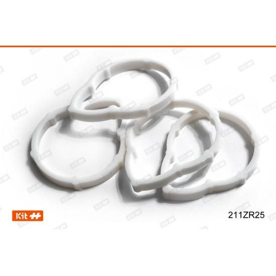 Прокладка ресивера впускного коллектора Lada Largus, Logan 8V силикон (к-т 4 шт.) KIT++ 211ZR25  xx