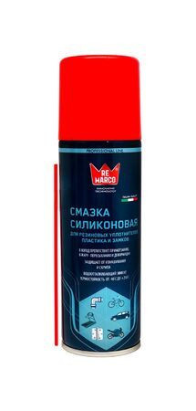 Смазка силиконовая SILICONE OIL для резиновых уплотнителей пластика и замков, 200мл Re Marco