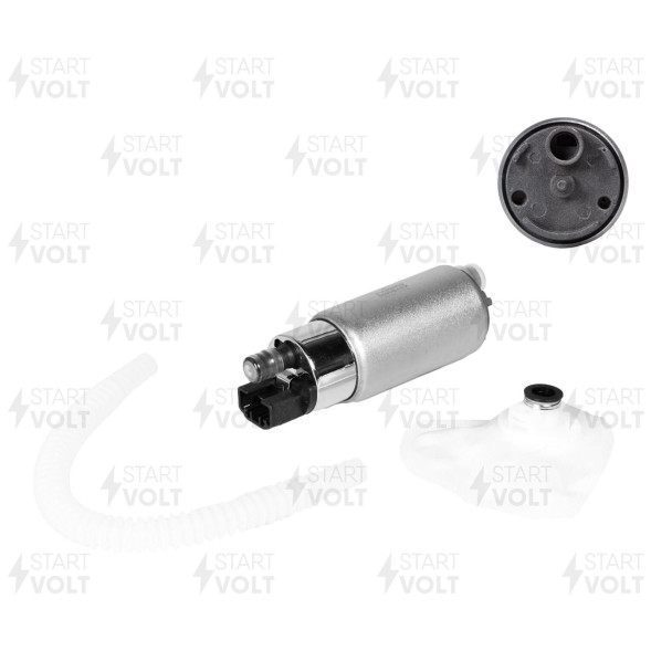 Мотор бензонасоса ГАЗ с дв. 405 в комплекте с фильтром и соед. трубкой (SFP 0302) СтартВОЛЬТ