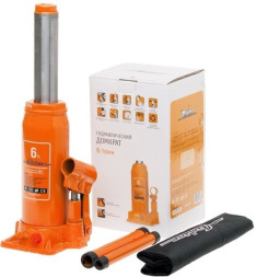 Домкрат бутылочный 6т в сумке (MIN - 200 мм, MAX - 405 мм) (AJ-B-06) AIRLINE