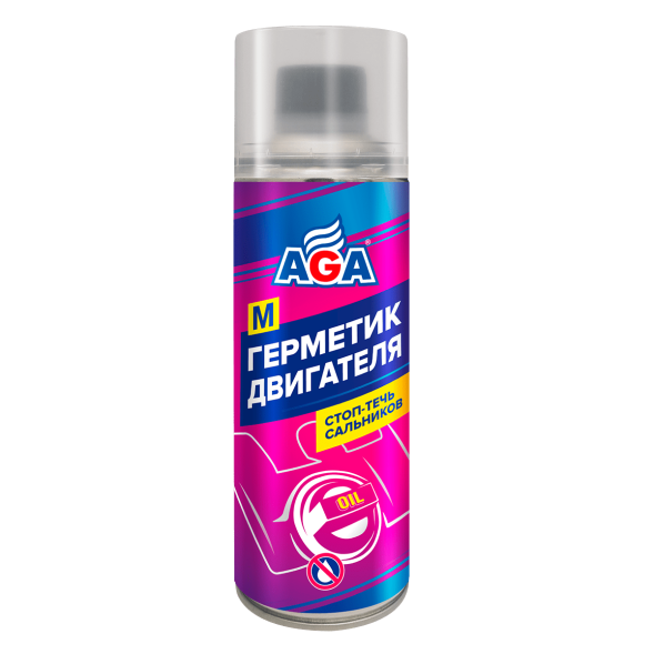 Герметик двигателя, стоп-течь сальников (335мл) AGA902M AGA