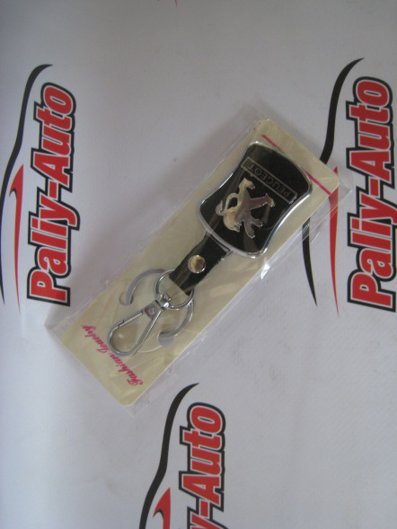 Брелок (черный) с надписью PEUGEOT  (№25)