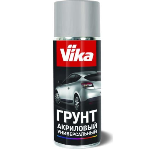 VIKA Грунт акриловый универсальный АК красно-коричневый Аэрозоль 520мл