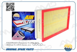 Фильтр воздушный 7H0 129 620 A/AMD.FA377 VW(Transporter V)(2003-2015)(Multivan V)(-2015)(пыльн.усл.)