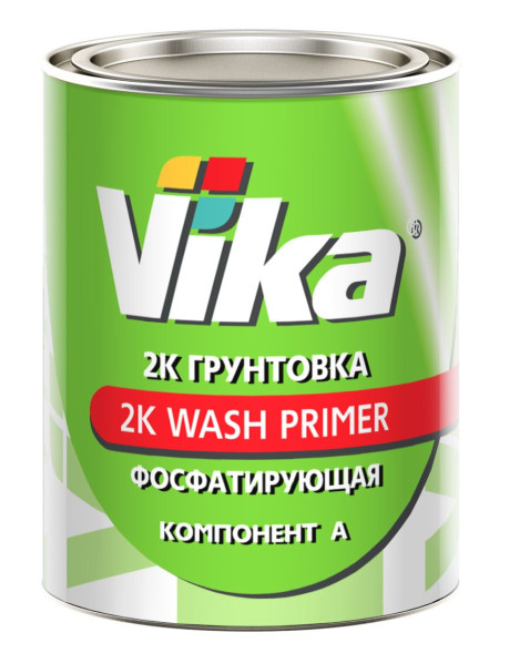 VIKA Грунт фосфатирующий Wash primer 2К 0,8кг без отвердителя (6шт.)