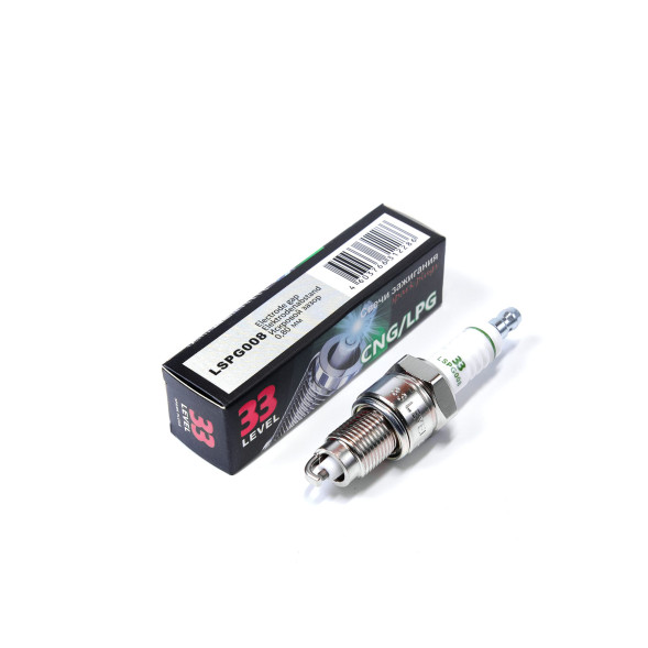 Свеча зажигания LSPG008 - ВАЗ, ГАЗ, УАЗ (ключ 21, газ) Gas (BPR-GAS) (1шт) 33 LEVEL