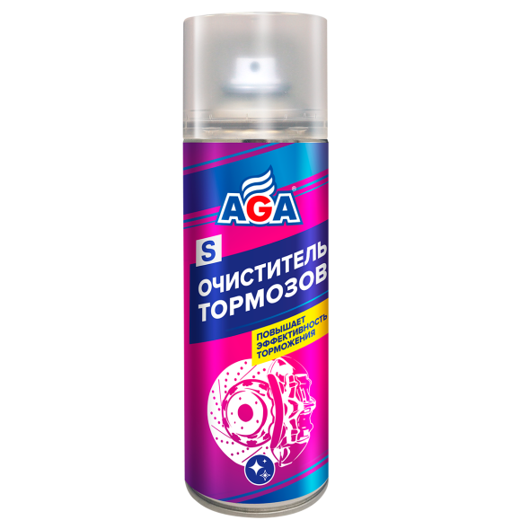 Очиститель тормозов, аэрозоль (520мл) AGA852S AGA