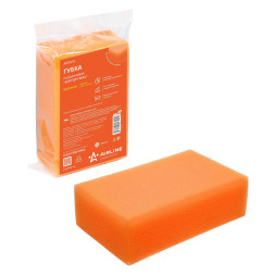 Губка поролоновая "Кирпич MAX" (19,5*12*7см) (пакет с европодвесом) (ABTN012) AIRLINE