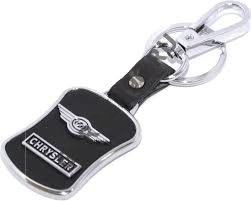 Брелок (черный) с надписью CHRYSLER  (№25)