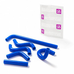 Патрубки отопителя ГАЗель Next УМЗ А-274 Evotech силикон CS20 СИНИЙ к-т.6шт Profi