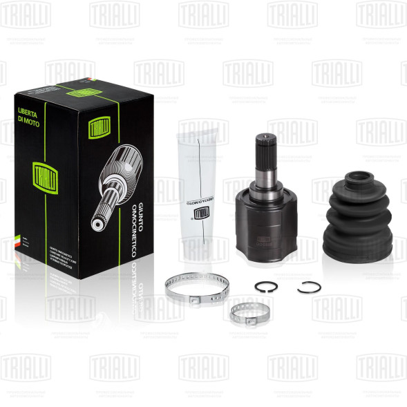 ШРУС внутр.  Hyundai Solaris (10-)/Kia Rio (11-) 1.6 внеш 25, внутр 22 зубьев(GO 0895) TRIALLI