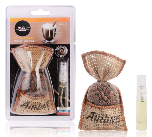 Ароматизатор (Кофе в мешочке со спреем) горячий шоколад (AFCO197) AIRLINE