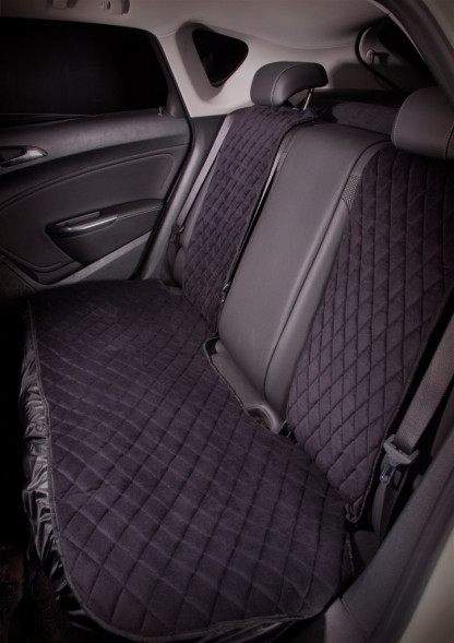 Накидки &amp;quot;Алькантара&amp;quot;, задние (3шт.), черные (ASC-B-01) AIRLINE