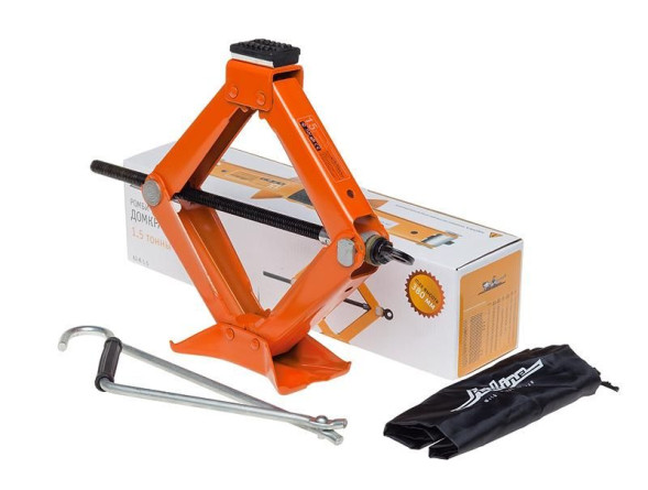 Домкрат ромбический 1.5т в сумке (MIN - 105 мм, MAX - 380 мм) (AJ-R-1.5) AIRLINE