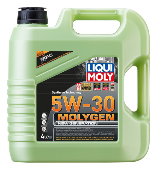 Масло мотор. Liqui Moly 5W30 Molygen New Generation (НС-синт) (4л)  (9042/9089)