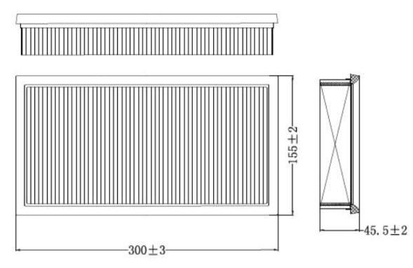 Фильтр воздушный VAG Fabia I (03-)/Polo (01-) 1.2i (TR30931) CARVILLE RACING