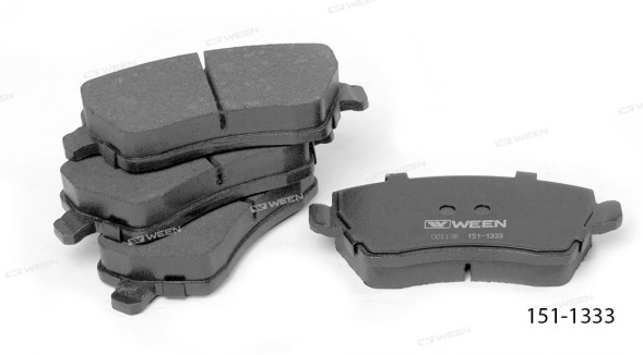 Колодка торм.перед. Lada Vesta, Largus (с ABS),Duster,Note,Kangoo WEEN 151-1333