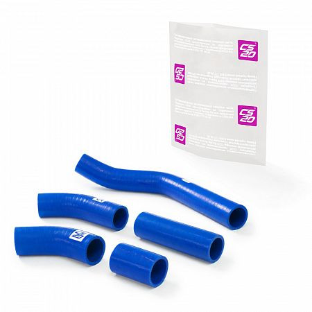 Патрубки радиатора ГАЗ-3302 Бизнес дв.УМЗ-4216 к-т.5шт силикон CS20 СИНИЙ Profi