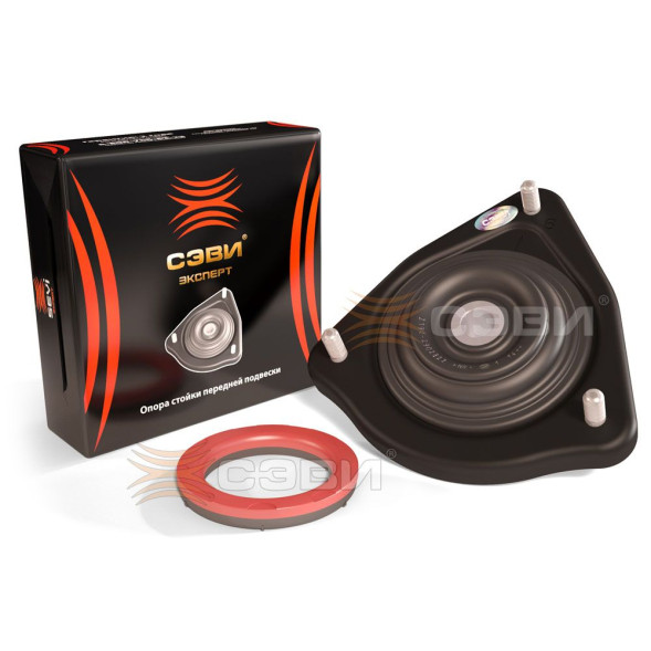 Опора стойки передней подвески ВАЗ 2190  СЭВИ-Эксперт  (со смещением 6мм, с подшипником) 1128(12шт)