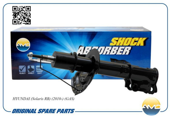 Амортизатор передний левый газовый 54650-4L000/AMD.SA146 AMD HYUNDAI (Solaris RB) (2010-)