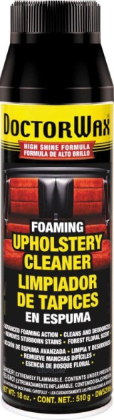Очиститель обивки пенный, ткань, винил, пластик (510г) DW5206S Doctor Wax