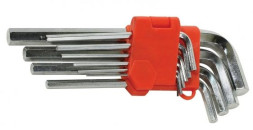 Ключ I-образный шестигранный 9шт. в наборе размер: 1.5-10мм LAVITA LA 511602