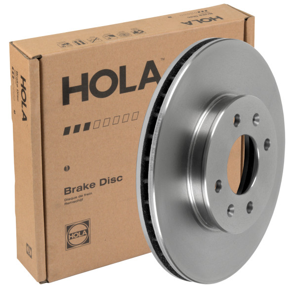 Диск тормозной перед.HYUNDAI Solaris I,II, i20 II; KIA Rio IV, 14&amp;quot; вентилируемый (к-т 2шт)HOLA HD920