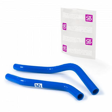 Патрубки отопителя LADA Vesta дв.H4M силикон CS20 СИНИЙ к-т.2шт Profi