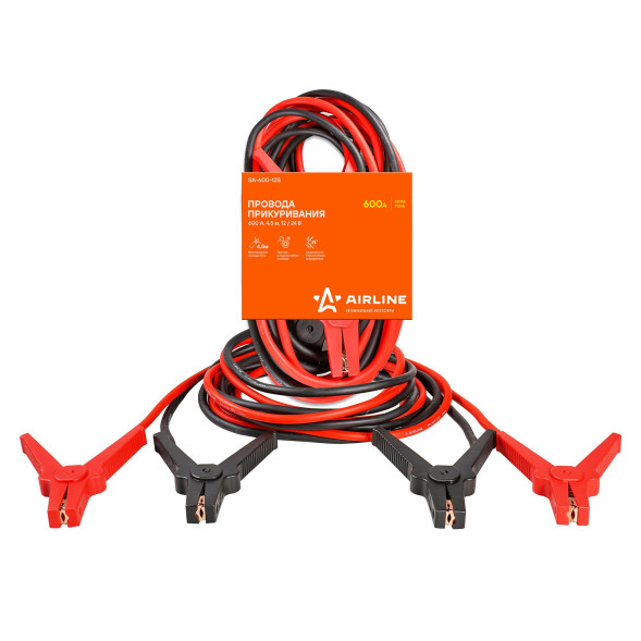 Провода прикуривания 600А (4,5м, 12/24В) (SA-600-12S) AIRLINE