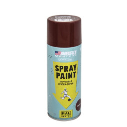 КРАСКА-СПРЕЙ POLYCHROM RAL 3005 винно-красный ABRO COLOR (12шт.)