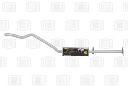 Глушитель доп. алюм. (резонатор)  Daewoo Nexia (95-) без датчика (EAM 0501) TRIALLI