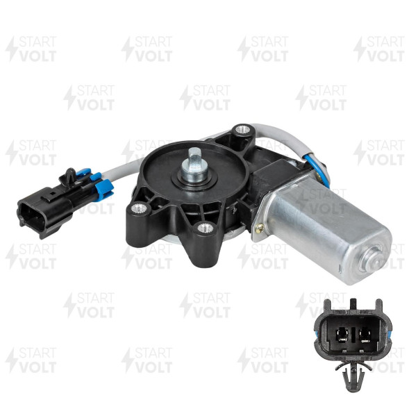 Моторедуктор стеклоподъемника левый  ВАЗ 1117-1119/Chevy Niva (VWR 0117) СтартВОЛЬТ