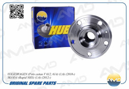 Ступица передняя 6R0407621A/AMD.HUB59 (T36, D126,5, ABS) VW (Polo V612,614)(1,6)(2010-)