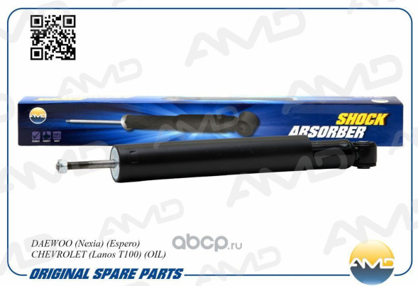 Амортизатор задний масляный 96187422/AMD.SA312 AMD DAEWOO (Nexia) (Espero) CHEVROLET (Lanos T100)