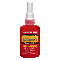 Фиксатор резьбы красный (50мл) TL-571-R ABRO (12шт)