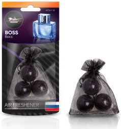 Ароматизатор подвесной (Шарики в мешочке) boss (AFSH118)  AIRLINE