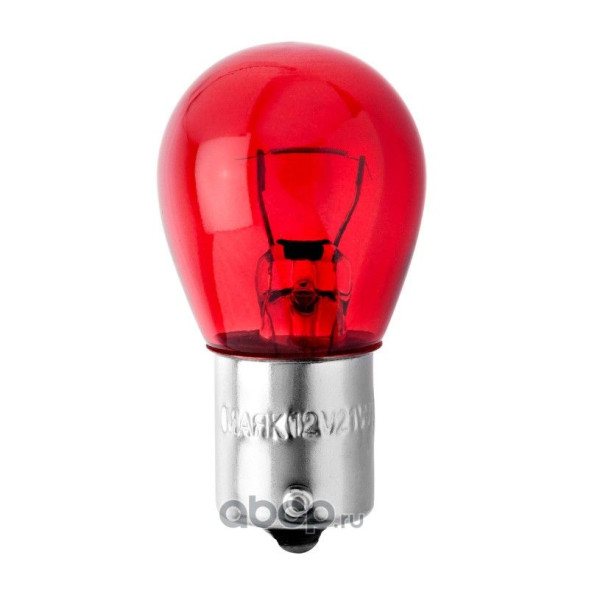 Лампа PR21W 12V 21W BA15s RED МАЯК уп-ка 10 шт