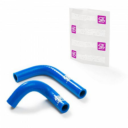 Патрубки отопителя ВАЗ-2101-2107 к-т.2шт силикон CS20 СИНИЙ Profi